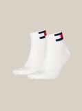 White Unisex Quarter socks 2 pack  Unisex