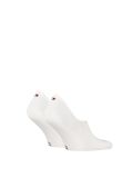 White Invisible footie socks 2 pack  Unisex