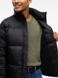 Negru Geaca Puffer Alaska Din Ripstop Hidrofuga  Barbati
