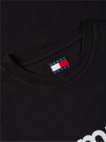 Negru T-Shirt Cu Croiala Slim Si Logo Graphic  Barbati