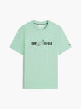Verde T-Shirt Din Jerseu Cu Logo Graphic  Barbati