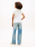 Alb T-Shirt Tonal Cu Steag Tommy  Femei