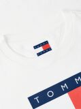 Alb T-Shirt Tonal Cu Steag Tommy  Femei