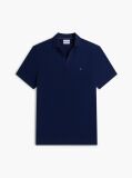 Blue Polo Jacquard Cu Croiala Regular  Barbati