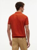 Portocaliu Polo Jacquard Cu Croiala Regular  Barbati