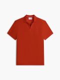 Portocaliu Polo Jacquard Cu Croiala Regular  Barbati