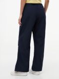 Blue Low Rise Parachute Trousers  Women