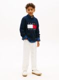 Blue Heritage Flag Chunky Knit Jumper  Boys