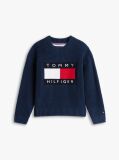 Blue Heritage Flag Chunky Knit Jumper  Boys
