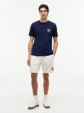 Blue T-Shirt Cu Steag Ondulat  Barbati