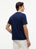 Blue T-Shirt Cu Steag Ondulat  Barbati