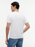 Alb T-Shirt Din Jerseu  Barbati