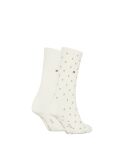 White 2-Pack Tommy Hilfiger Dot Women's Socks  Women