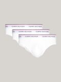 Alb 3-Pack Chiloti Din Bumbac  Barbati