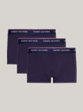 Blue 3-Pack Cu Boxeri Din Bumbac Elastic    Barbati