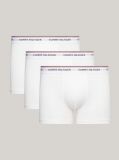 Alb 3-Pack Boxeri Cu Logo Repetat Premium Essential  Barbati