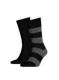 Black 2-Pack Men's Rugby Socks  Men