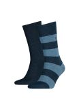 Blue 2-Pack Sosete Pentru Barbati Rugby  Barbati