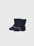 Blue Tommy Hilfiger Baby Classic Socks 2 Pack  Newborn