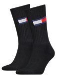 Black Unisex Crew socks 2 pack  Unisex