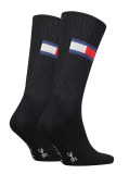 Black Unisex Crew socks 2 pack  Unisex