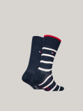 Multi Tommy Hilfiger Socks With Breton Striped Design 2 Pack  Kids Unisex