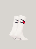 Alb Set 2 Perechi De Sosete Tommy Hilfiger  Copii unisex