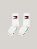 Alb Set 2 Perechi De Sosete Tommy Hilfiger  Copii unisex