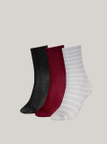 Multi Tommy Hilfiger Women's Classic Socks 3 pack Gift Box  Women