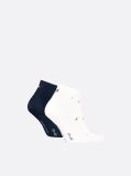 Alb Tommy Hilfiger Men's Sneaker Socks - 2 Pack  Barbati