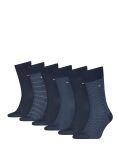Blue Set Cadou Cu 6 Perechi De Sosete  Barbati