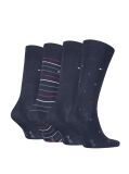 Blue 4-Pack Socks Gift Set  Men