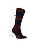 Multi Tommy Jeans Unisex Crew Socks 2 Pack  Unisex