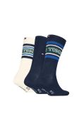 Multi 3-Pack Varsity Stripe Socks  Kids Unisex
