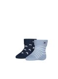 Blue Tommy Hilfiger 2 Pack Sosete Clasice  Nou nascuti