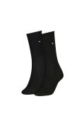 Black Tommy Hilfiger Women's Classic Socks 2 Pack  Women