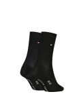Black Tommy Hilfiger Women's Classic Socks 2 Pack  Women