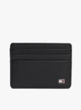 Black Leather Card Holder  Men