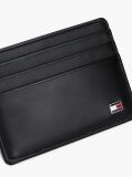 Black Leather Card Holder  Men