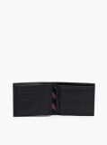 Negru Portofel Trifold Signature Stripe  Barbati