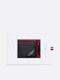 Black Leather Card Holder and Key Fob Gift Set  Men