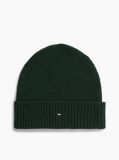 Green Hilfiger Flag Beanie with Cashmere  Men