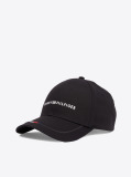 Negru Sapca Baseball Six-Panel Cu Broderie Logo  Barbati