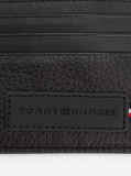 Negru Portcard Cu Logo Din Piele Premium  Barbati