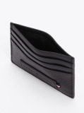 Negru Portcard Cu Logo Din Piele Premium  Barbati