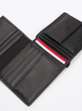 Black Premium Leather Bifold Wallet  Men