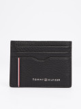 Black TH Business Corporate Leather Card Holder  Men