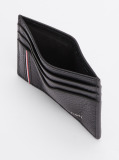 Black TH Business Corporate Leather Card Holder  Men