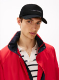 Black Six-Panel Baseball Cap  Men