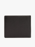 Negru Portofel Din Piele Bifold Corporativ  Barbati